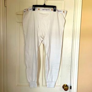 Carhartt Pants Mens XXL Cream Base Layer Heavyweight Thermal Bottoms  Unworn